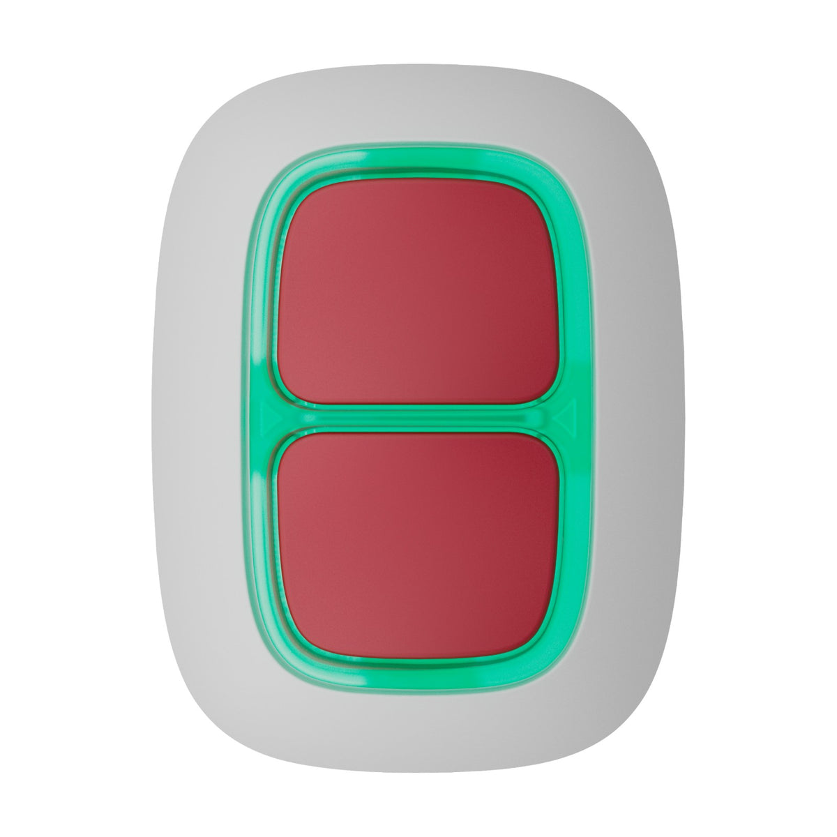 Buton de panică dublu wireless AJAX Superior DoubleButton G3 Jeweller - alb