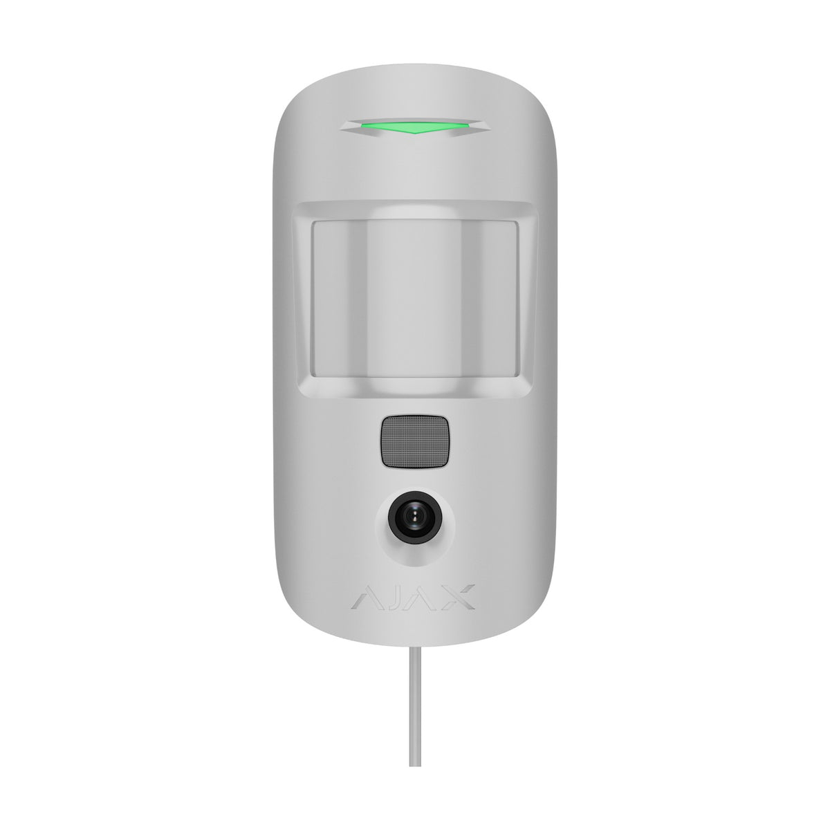 Detector cu cameră foto, cu fir, AJAX Superior MotionCam Fibra - alb