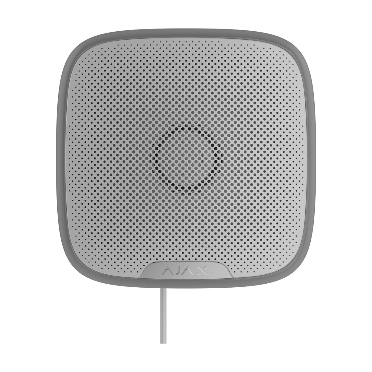 Sirenă de exterior cu fir AJAX Superior StreetSiren Fibra - alb