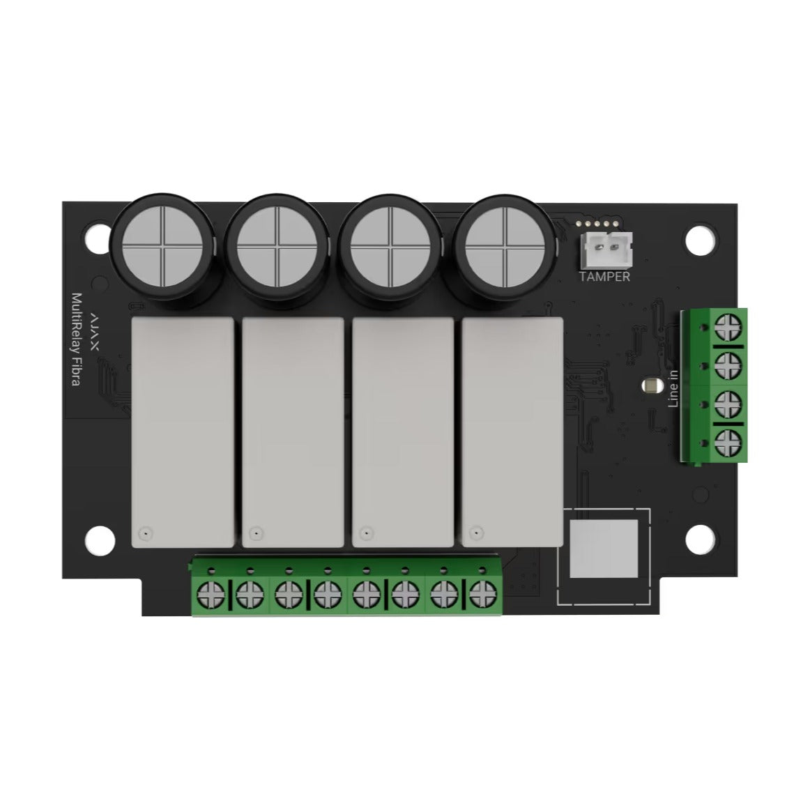Releu cu 4 canale, cu fir, AJAX Superior MultiRelay Fibra