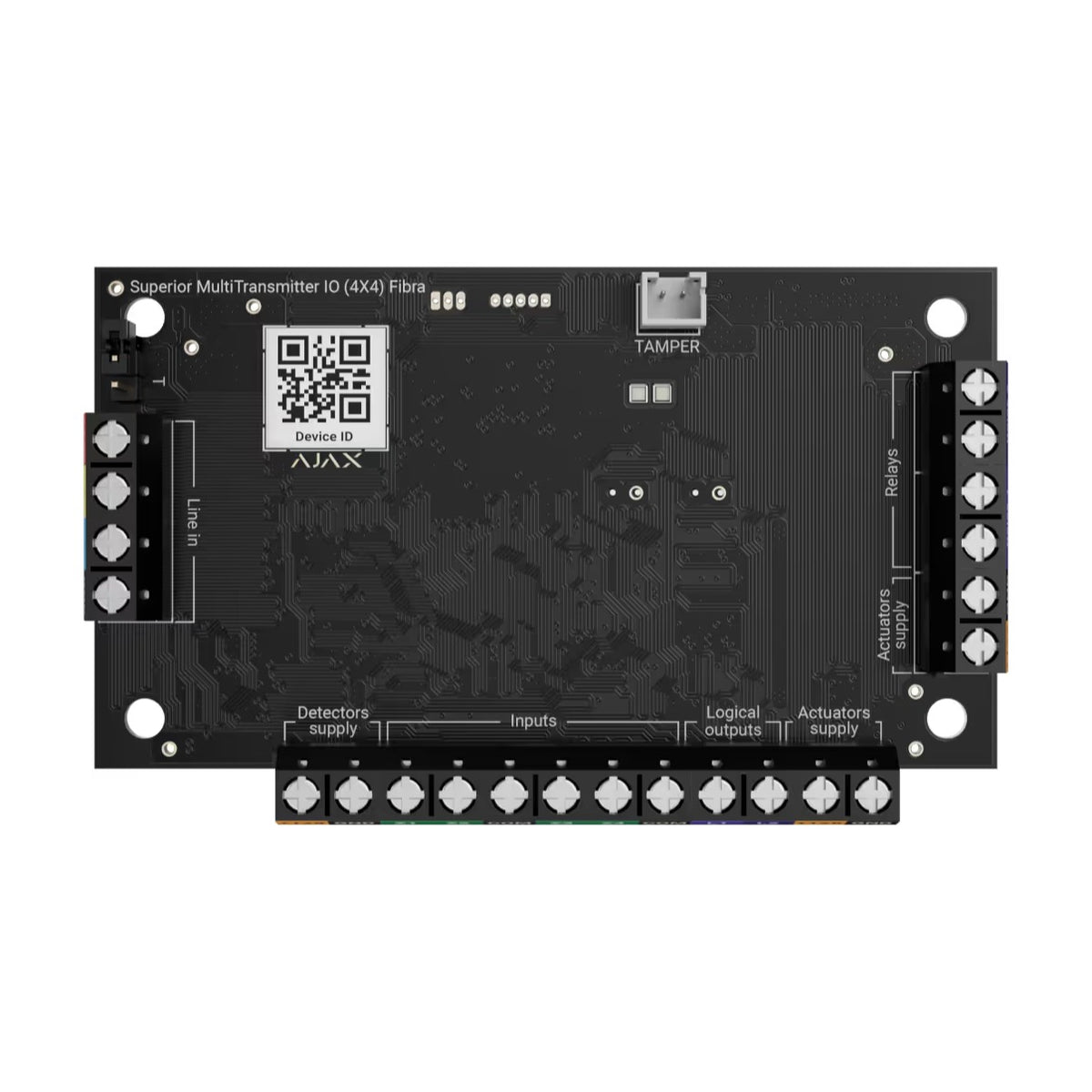 Modul I/O cu fir AJAX Superior MultiTransmitter IO (4X4) Fibra