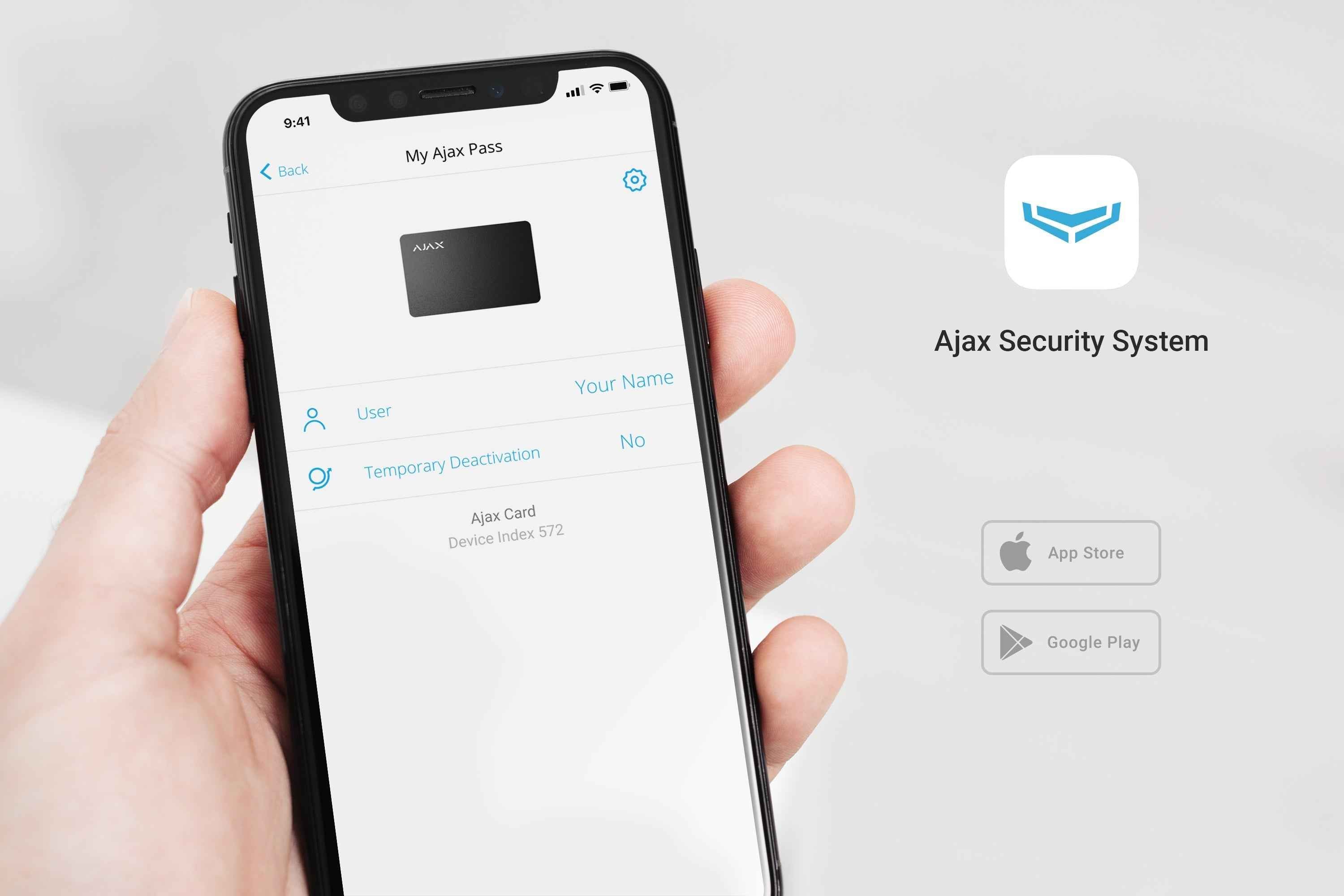 Card control acces, AJAX PassCard