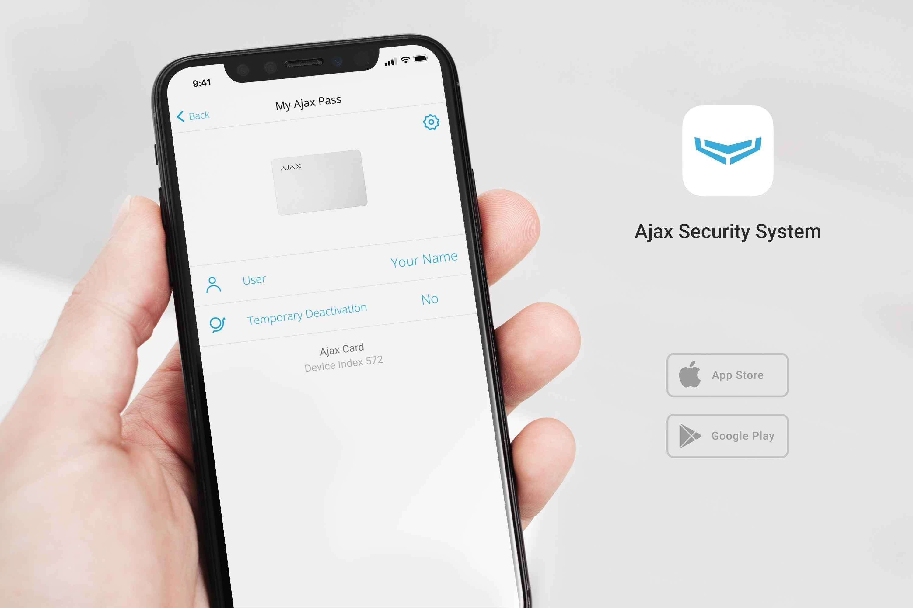Card control acces, AJAX PassCard