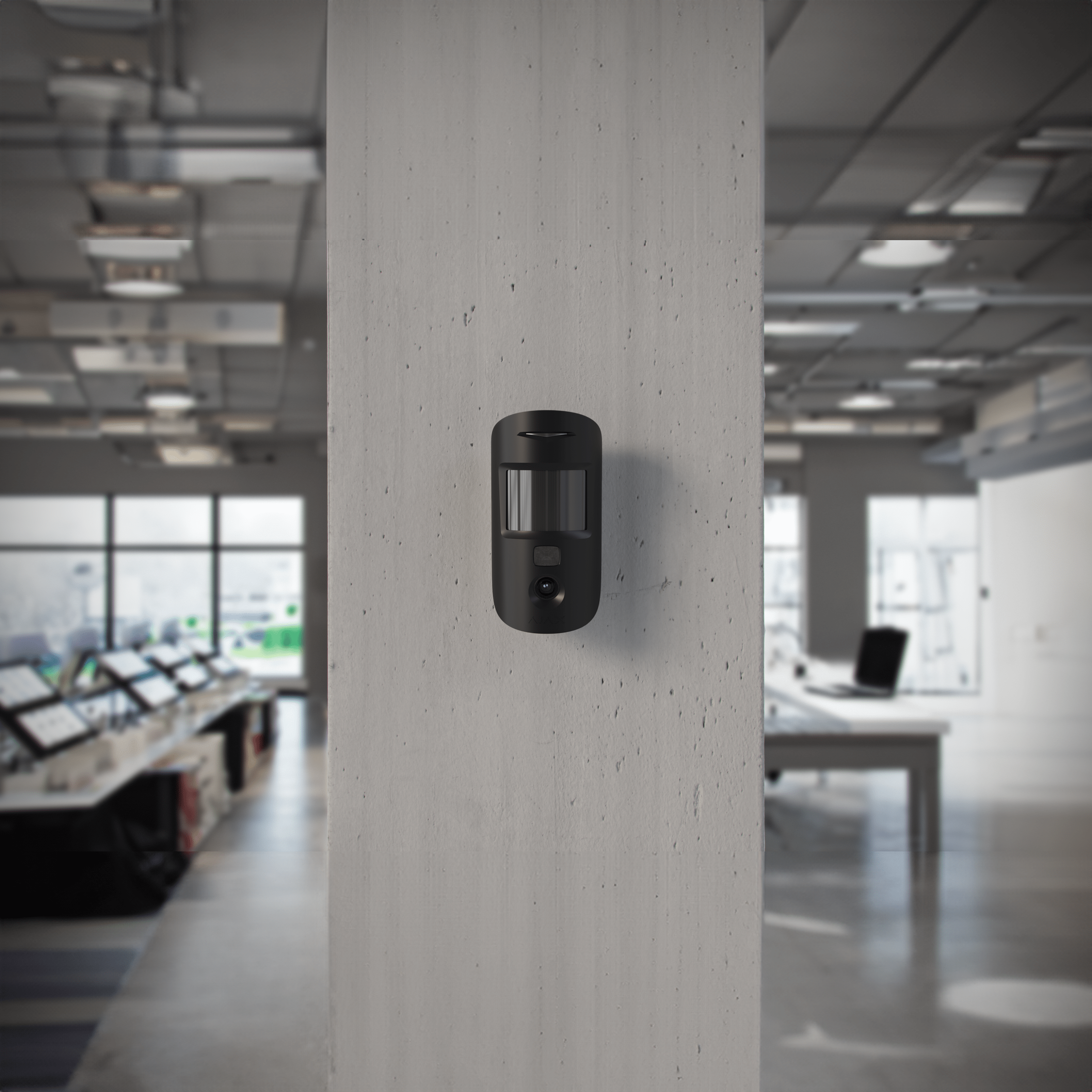 Detector PIR wireless cu Camera foto AJAX MotionCam Jeweller - maxbi