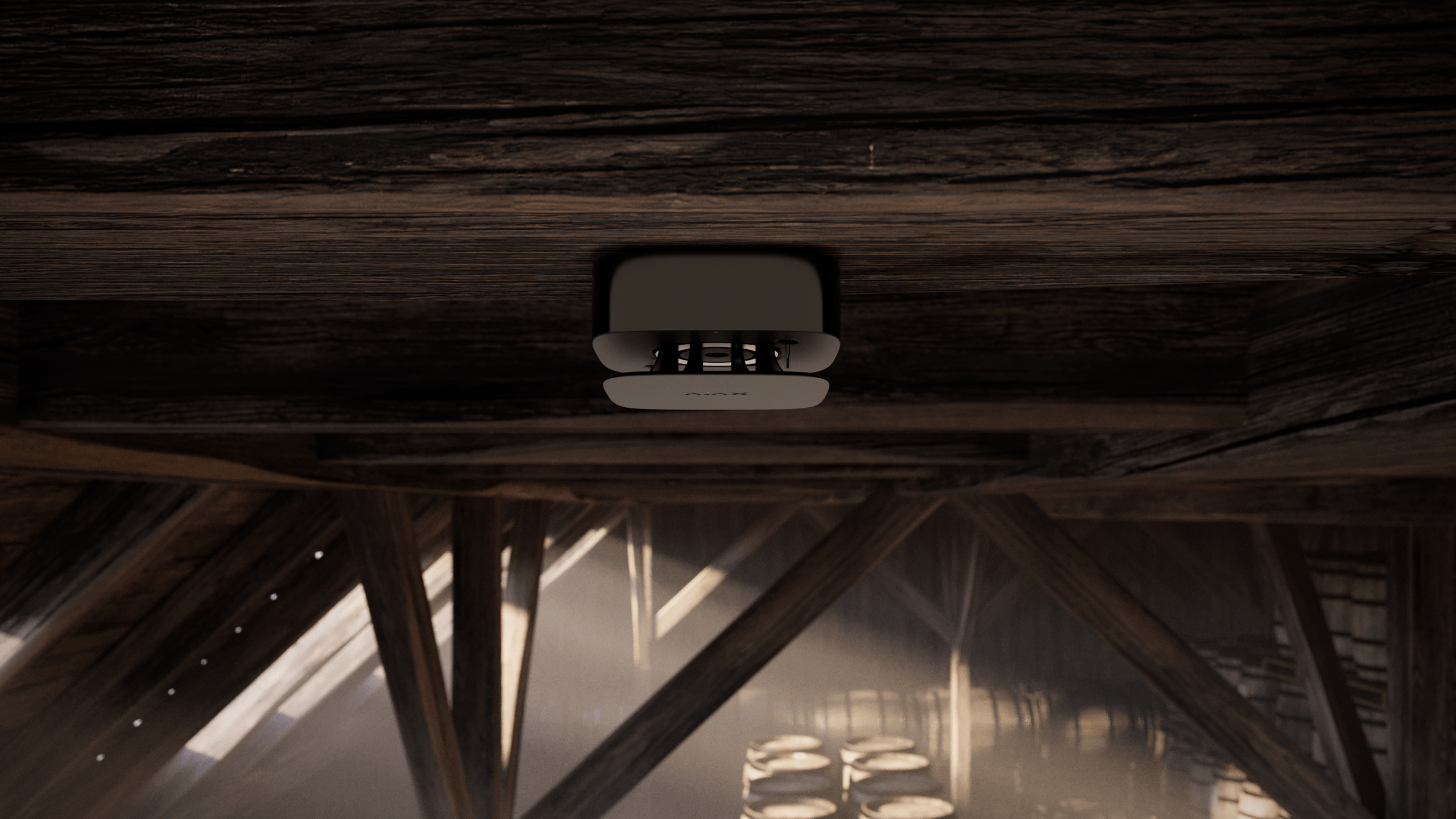 Detector wireless de monoxid de carbon, AJAX FireProtect 2 RB (CO) Jeweller - maxbi