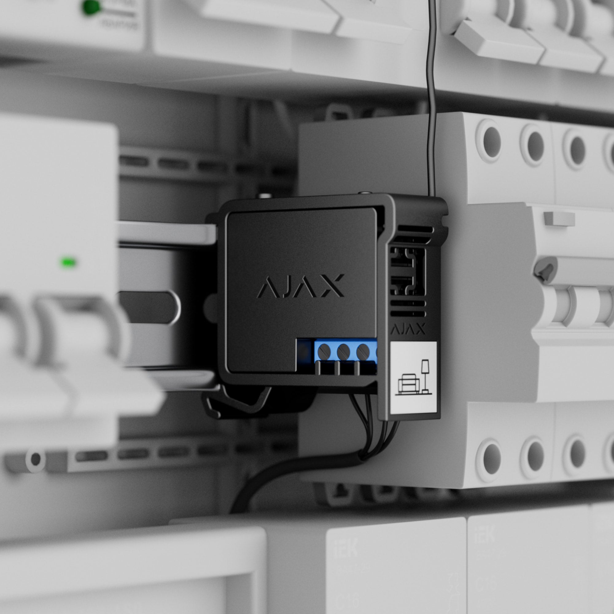 Releu de Alimentare Wireless AJAX WallSwitch - maxbi