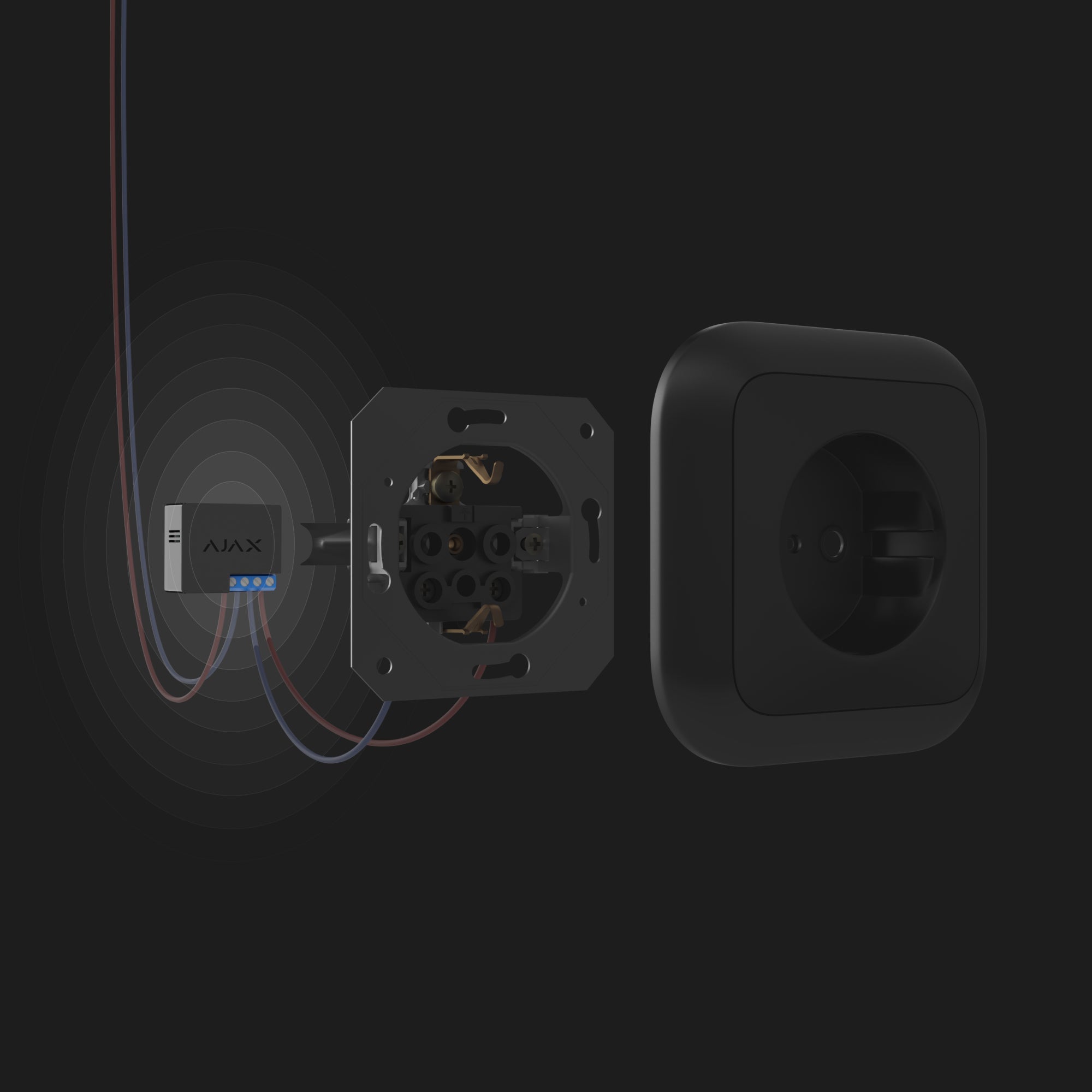 Releu de Alimentare Wireless AJAX WallSwitch - maxbi