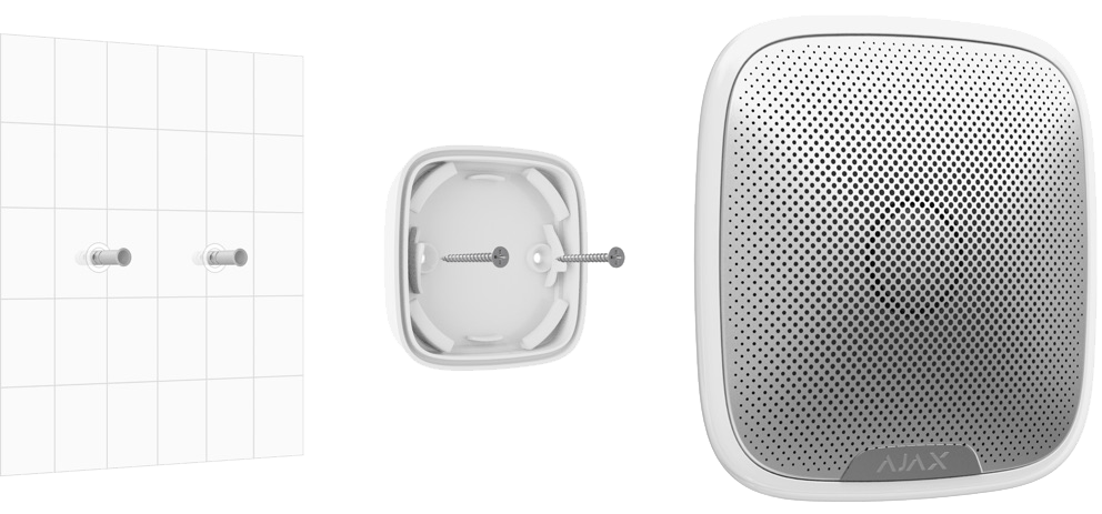 Sirena wireless de exterior, AJAX StreetSiren Jeweller - maxbi