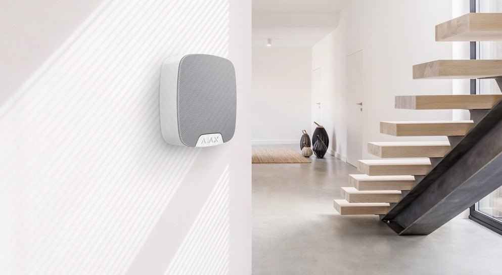 Sirena wireless interior, AJAX HomeSiren Jeweller