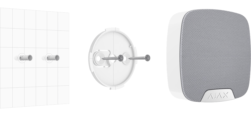 Sirena wireless interior, AJAX HomeSiren Jeweller - maxbi