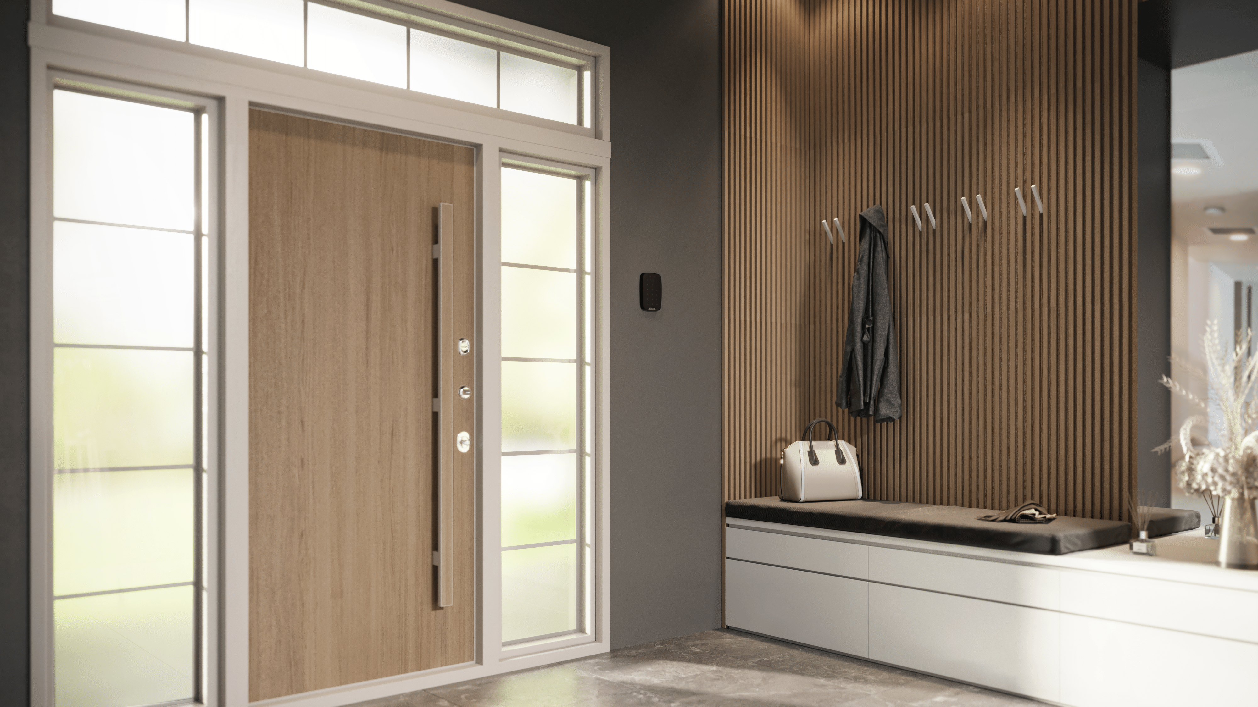 Tastatura wireless, AJAX Keypad Plus Jeweller - maxbi