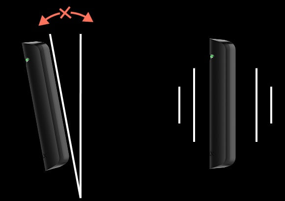 Detector de deschidere wireless AJAX Superior DoorProtect G3 Jeweller