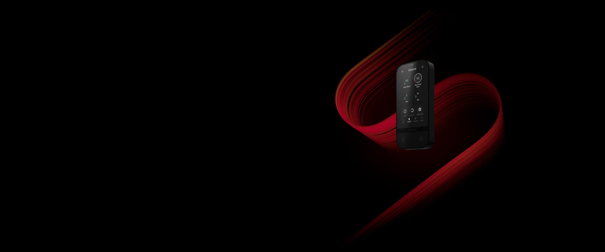 Tastatură cu ecran tactil AJAX Superior KeyPad TouchScreen G3 Jeweller