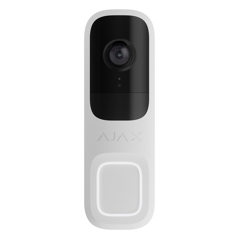Sonerie video cu AI integrat și senzor PIR, AJAX DoorBell, design modern pentru securitate acasă.