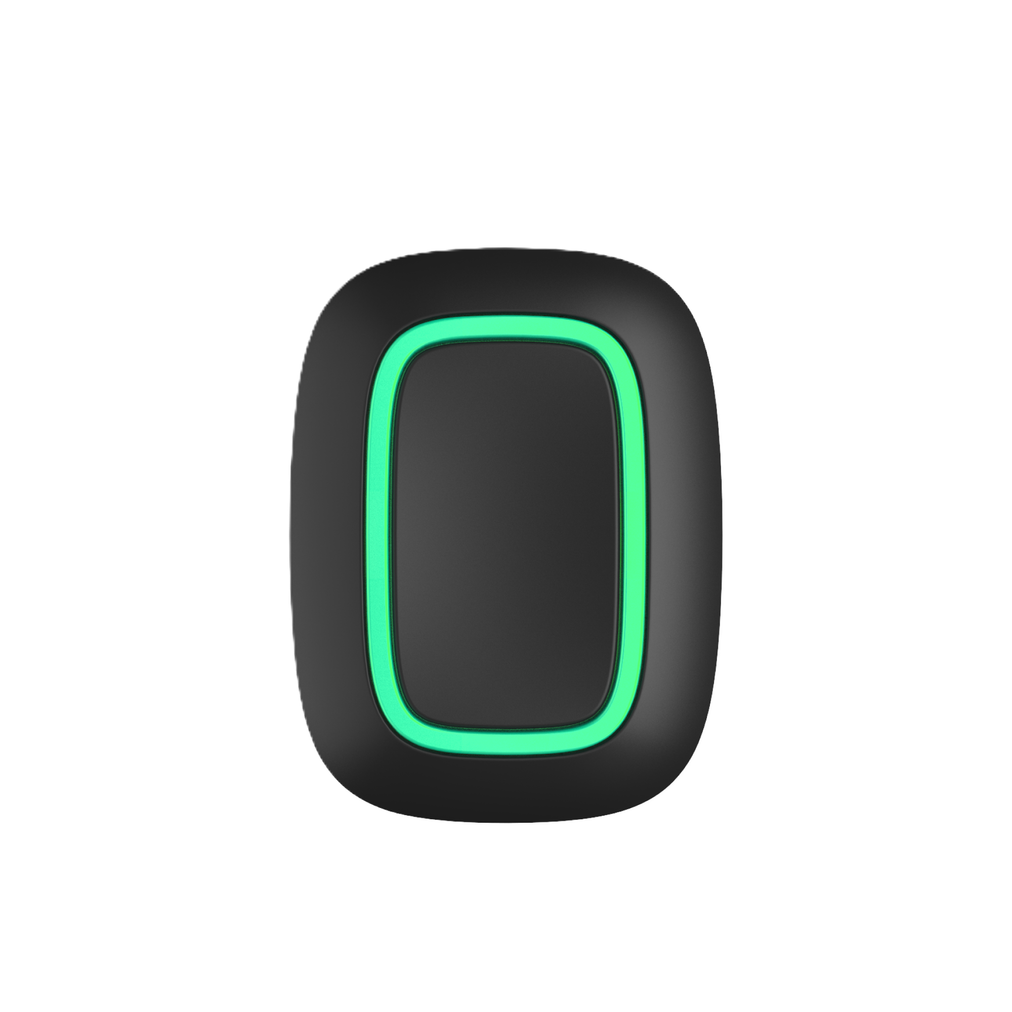 Buton de panica wireless, AJAX Button, cu design modern și iluminare LED, ideal pentru siguranța personală.