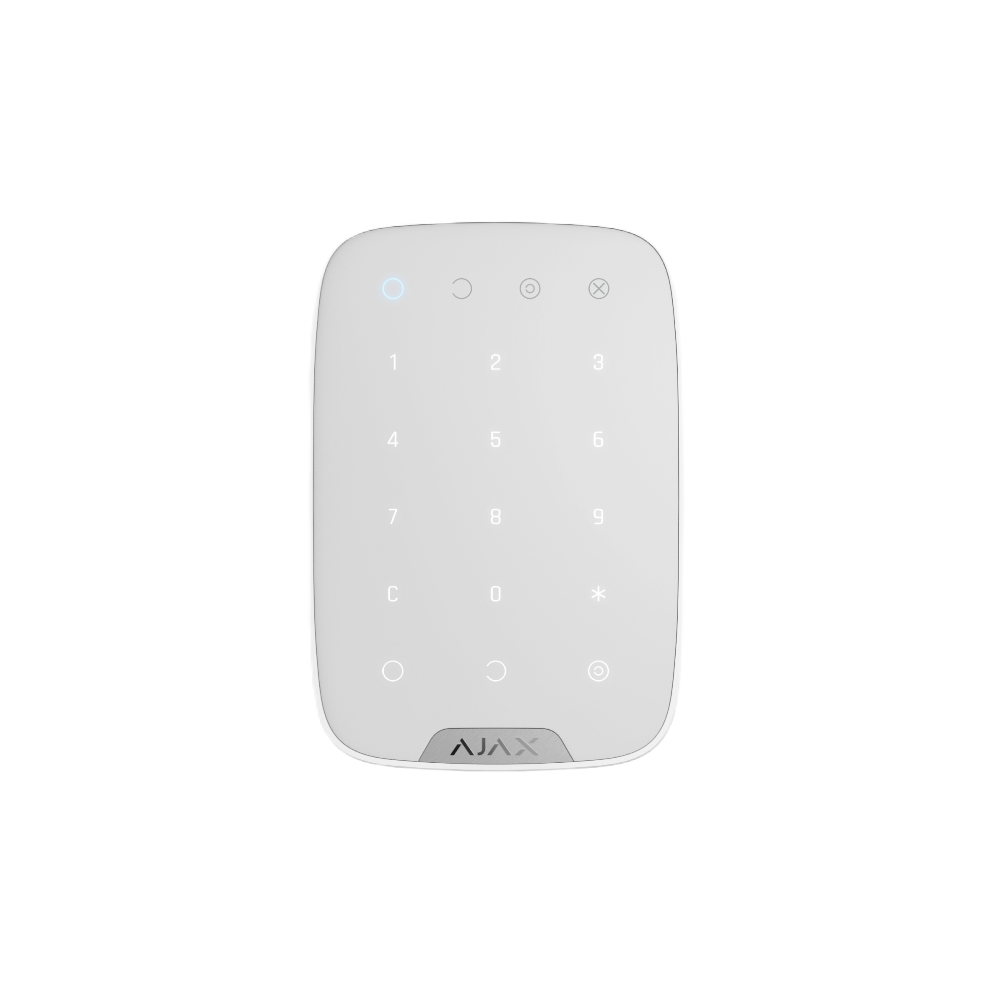 Tastatura wireless, AJAX KeyPad, elegantă și funcțională, perfectă pentru sistemele de securitate moderne.