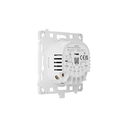 Modul Intrerupator Wireless Circuit Dublu AJAX LightCore