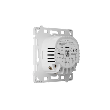 Modul Intrerupator Wireless Circuit Dublu AJAX LightCore 2-gang