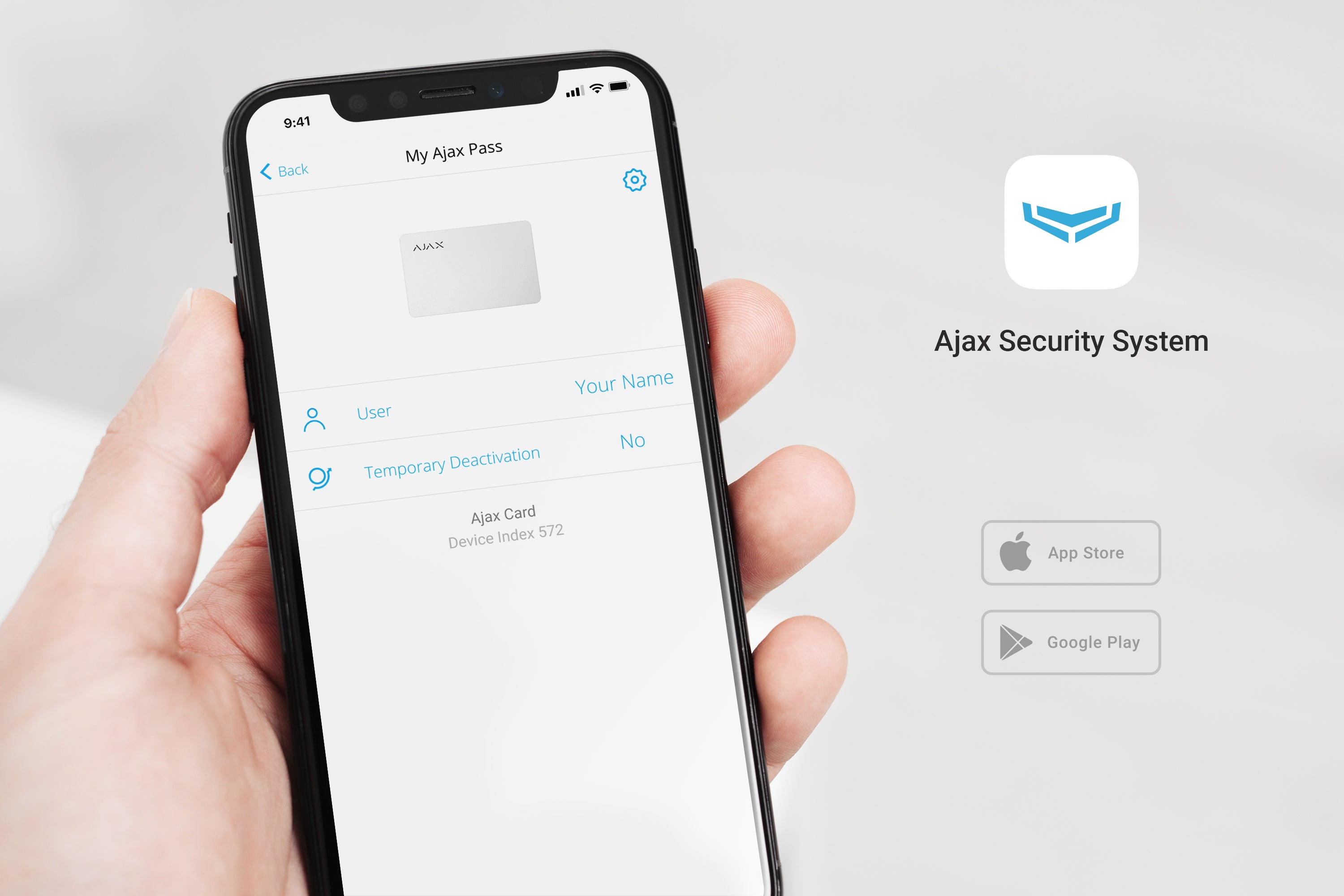 Card control acces, AJAX PassCard