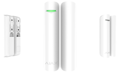 Contact magnetic wireless AJAX DoorProtectPlus pentru securizarea eficientă a ușilor și feroneriilor din locuința dumneavoastră.