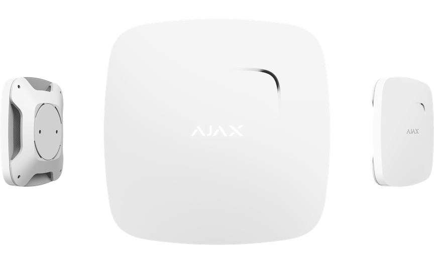 Detector wireless de fum AJAX FireProtect, soluția ideală pentru siguranța locuinței tale.