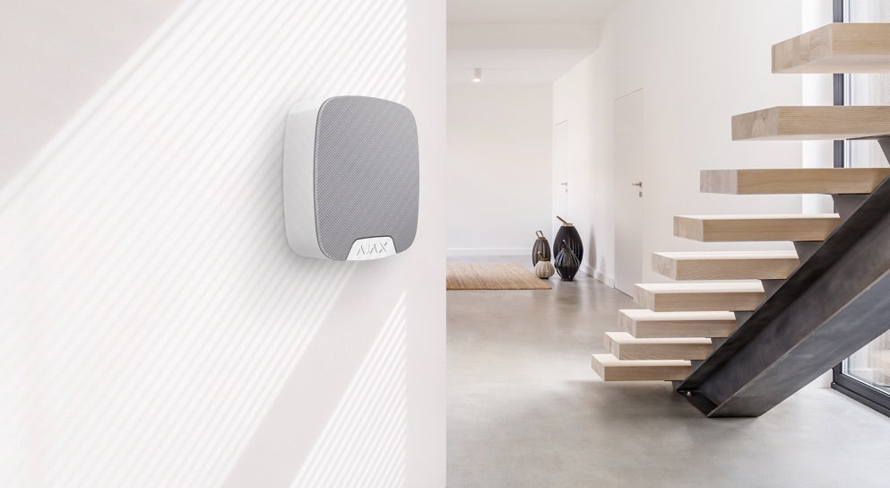 Sirena wireless interior, AJAX HomeSiren Jeweller