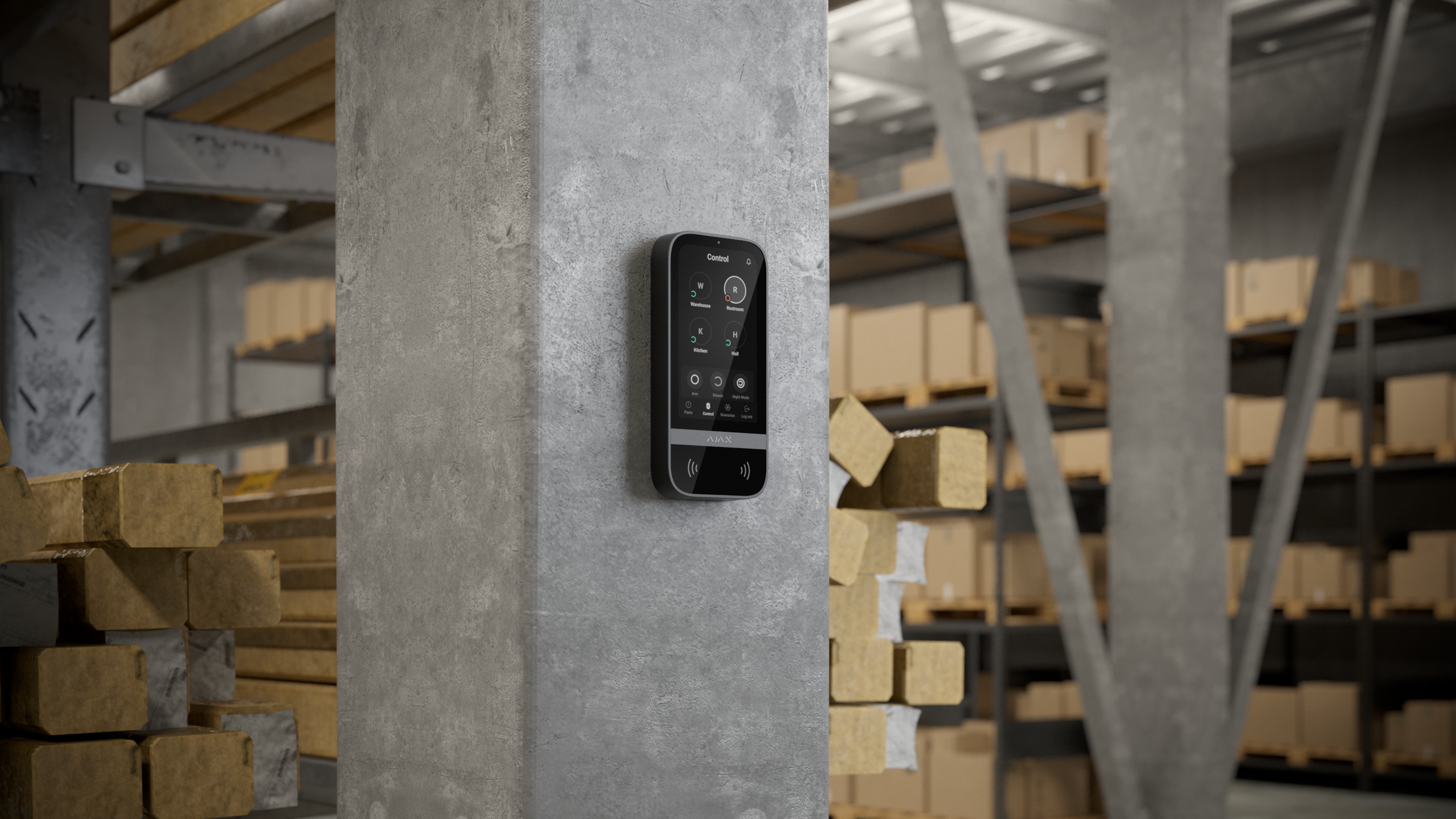 Tastatura wireless, AJAX KeyPad TouchScreen Jeweller