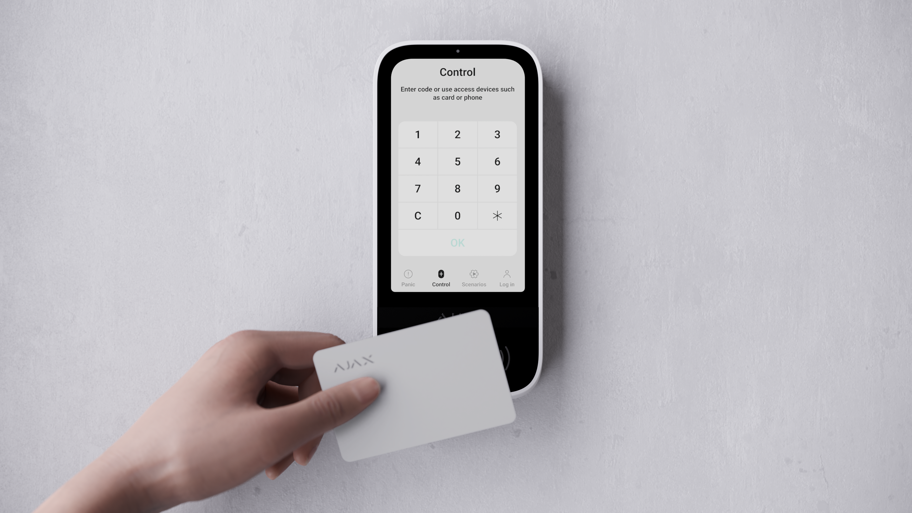 Tastatura wireless, AJAX KeyPad TouchScreen Jeweller