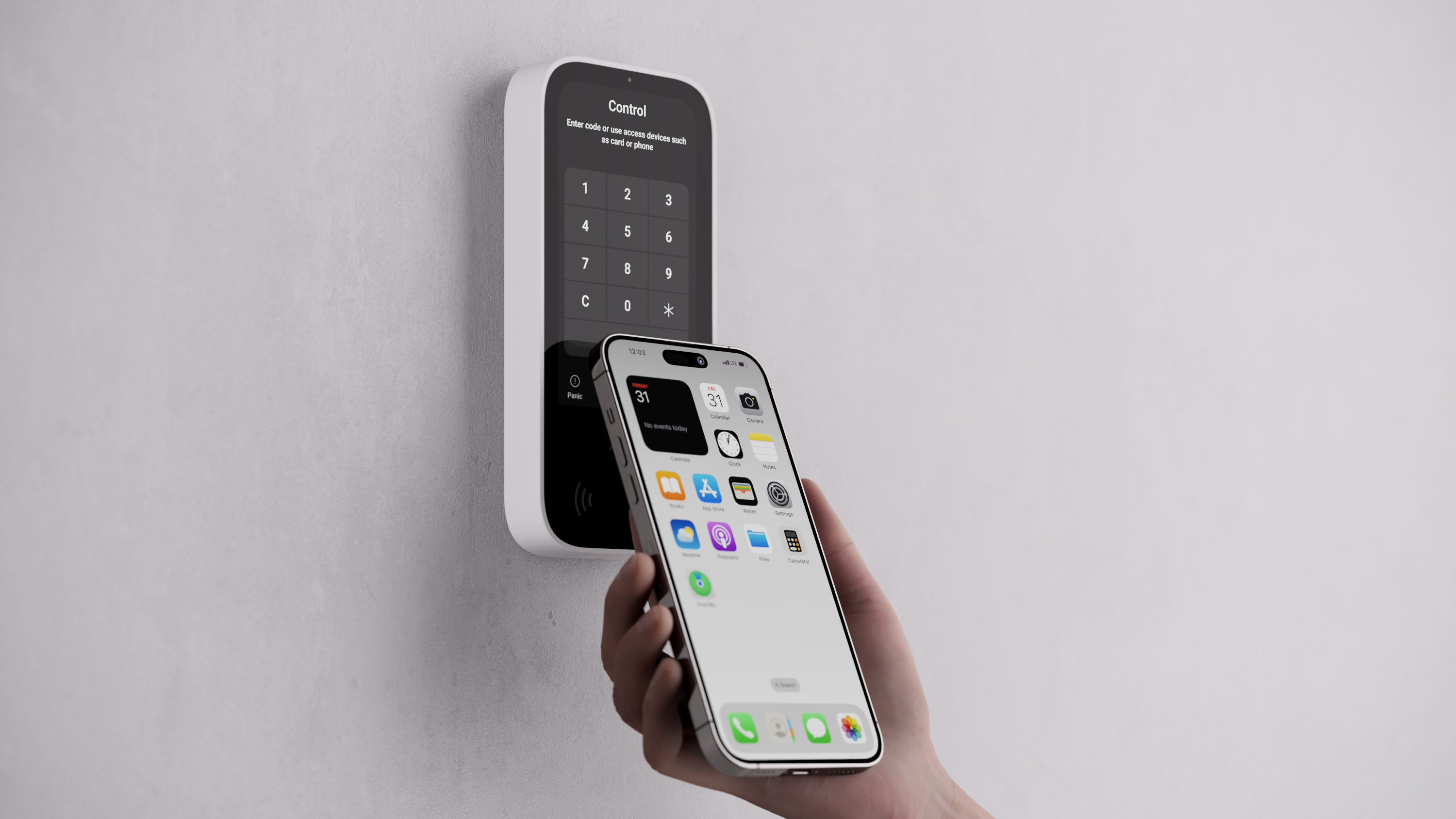 Tastatura wireless, AJAX KeyPad TouchScreen Jeweller