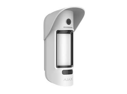 Detector PIR wireless cu verificare foto la alarma, AJAX MotionCam Outdoor PhOD, ideal pentru securitatea casei tale.