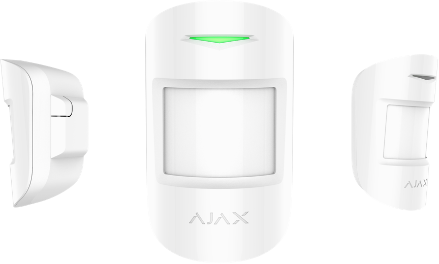 Detector PIR wireless, AJAX MotionProtect Plus, soluția ideală pentru securitatea locuinței cu design modern.