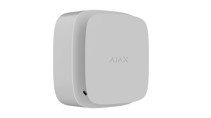 Detector wireless de temperatura AJAX FireProtect 2 RB, ideal pentru protecția casei împotriva fumului și monoxidului de carbon.
