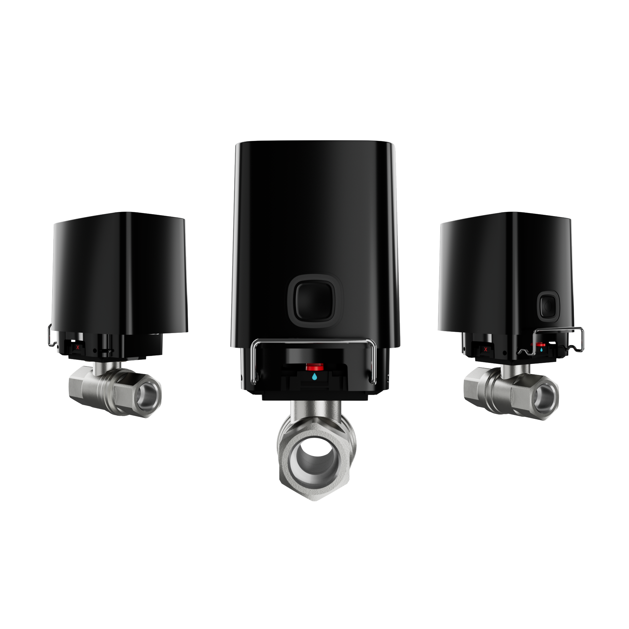 Electrovalva Wireless AJAX WaterStop 1/2” (15 DN) protejează locuința de daunele cauzate de apă, conectare wireless.