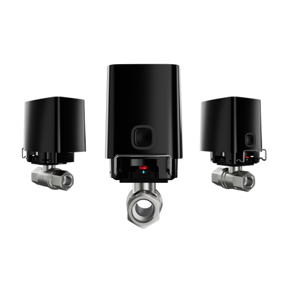 Electrovalva Wireless AJAX WaterStop 1/2” (15 DN) protejează locuința de daunele cauzate de apă, conectare wireless.