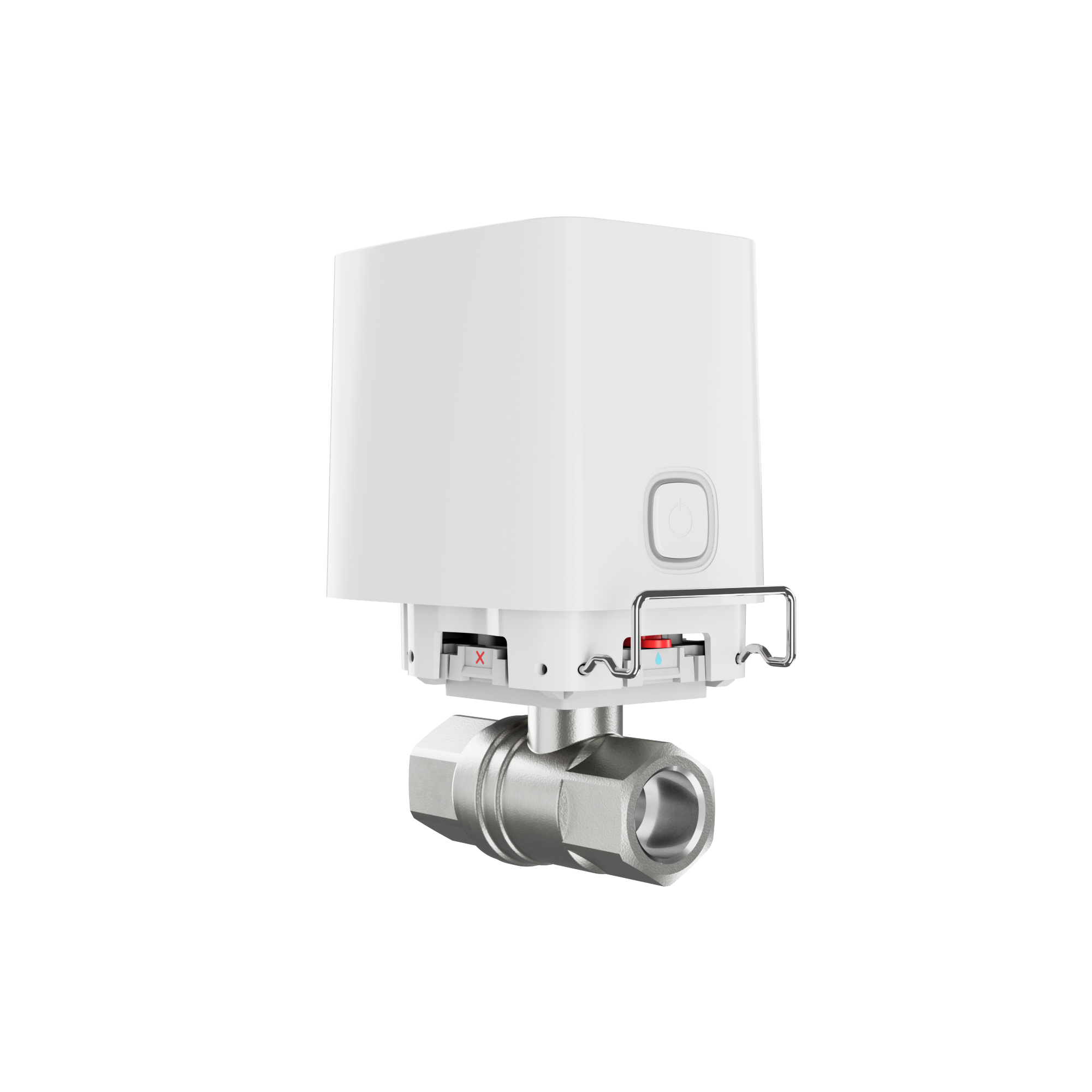 Electrovalva Wireless AJAX WaterStop 1/2” (15 DN) protejează locuința de daunele cauzate de apă.