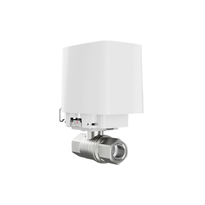 Electrovalva Wireless AJAX WaterStop 1/2” (15 DN) protejează locuința împotriva daunelor cauzate de apă.