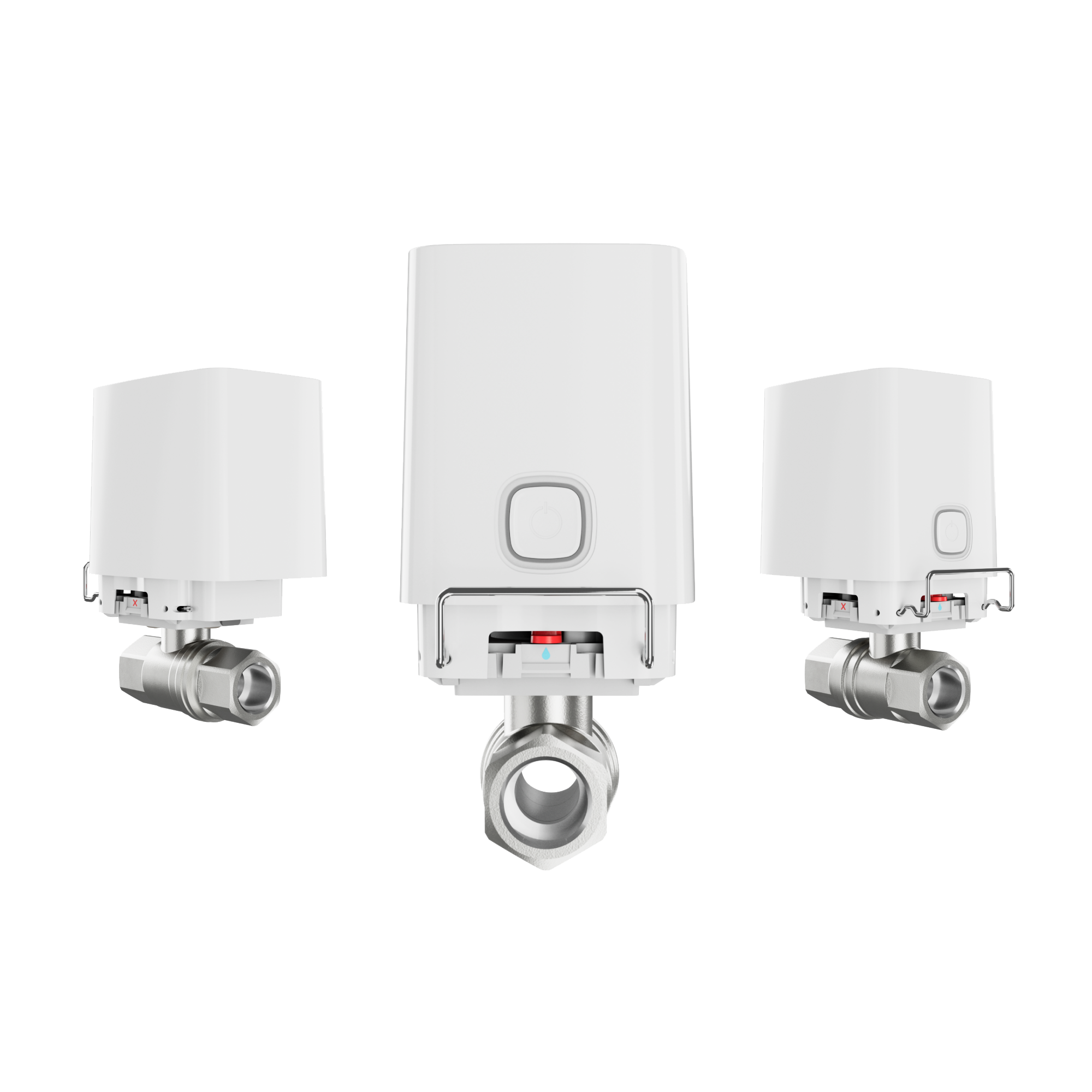 Electrovalva Wireless AJAX WaterStop 1/2” (15 DN) protejează locuința de daunele cauzate de apă, conectare fără fir.
