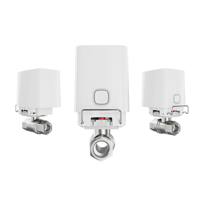 Electrovalva Wireless AJAX WaterStop 1/2” (15 DN) protejează locuința de daunele cauzate de apă, conectare fără fir.