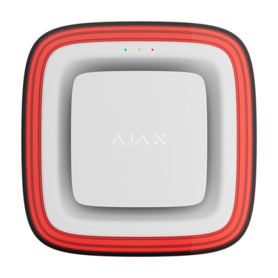 Sirenă și flash de incendiu wireless AJAX EN54 FireProtect Jeweller - alb
