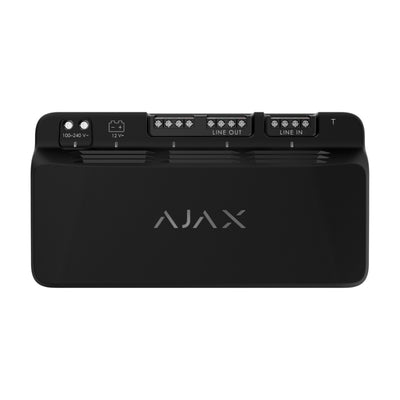 Sursă de alimentare pentru linia Fibra AJAX Superior LineSupply Fibra - negru