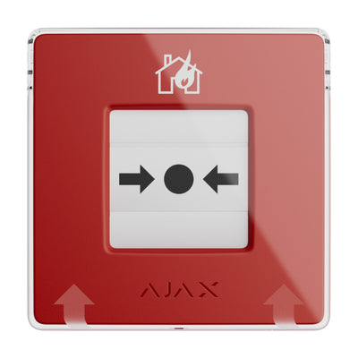 Buton manual de incendiu wireless AJAX ManualCallPoint Jeweller - roșu