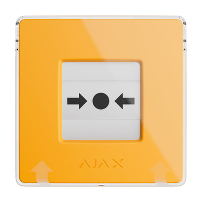 Buton manual de incendiu wireless AJAX ManualCallPoint Jeweller - galben