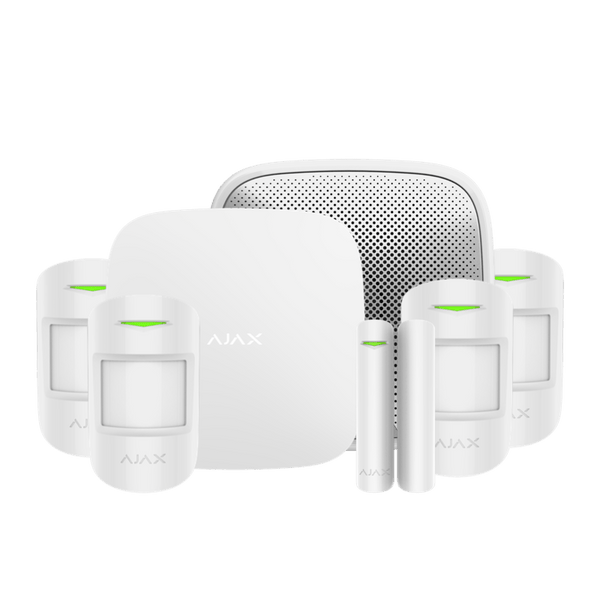 Kit alarmă wireless AJAX Casă – 4 detectori de mișcare și sirenă de exterior