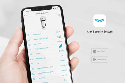 Detector de miscare wireless PIR cu verificare foto la alarma, AJAX MotionCam Outdoor PhOD Jeweller