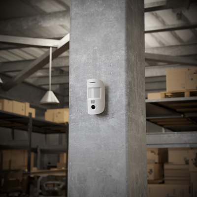 Detector PIR wireless cu verificare foto la alarma AJAX MotionCam PhOD Jeweller - maxbi