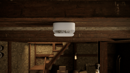 Detector wireless de temperatura & fum & monoxid de carbon AJAX FireProtect 2 RB (Heat/Smoke/CO) Jeweller - maxbi