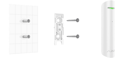 Detector wireless geam spart, AJAX GlassProtect Jeweller - maxbi