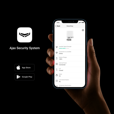 Electrovalva Wireless AJAX WaterStop 1” (25 DN) Jeweller - maxbi