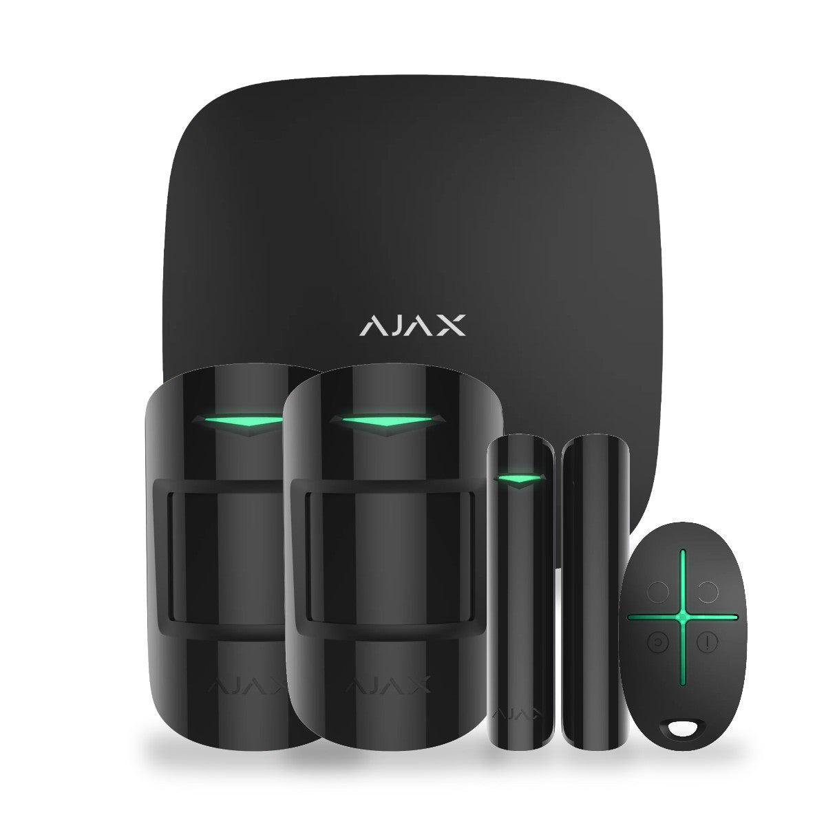 Kit alarmă wireless AJAX Hub 2 (2G) Start – negru