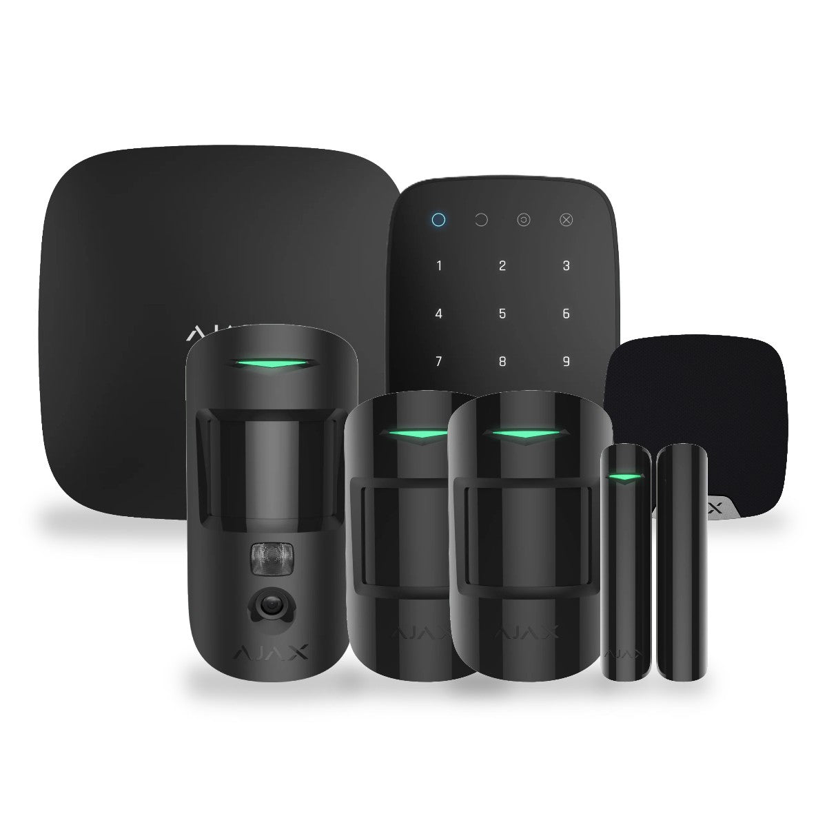 Kit alarmă wireless AJAX Hub 2 (2G) – negru